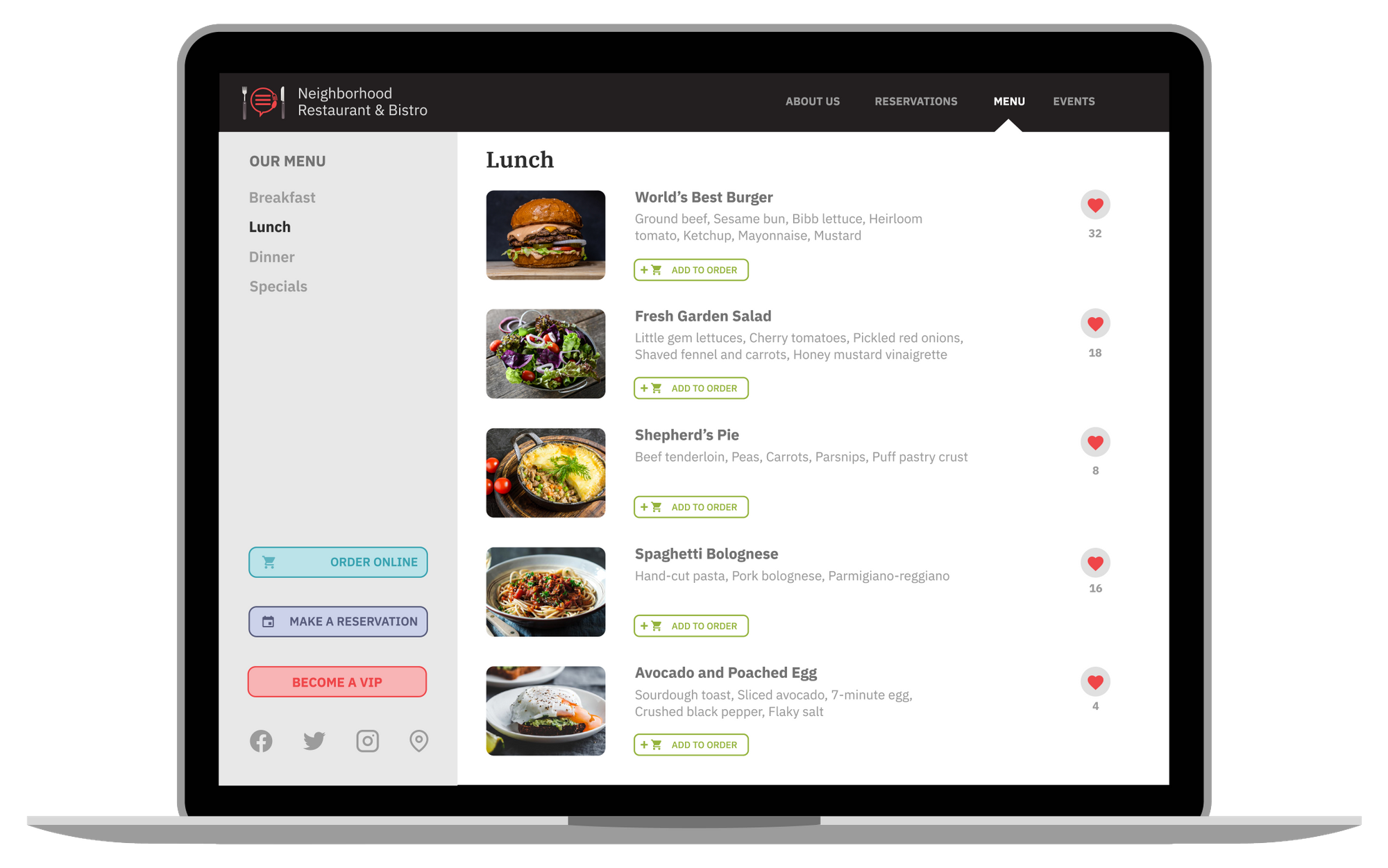 Modern Restaurant Website Builder with SEO Built In Popmenu